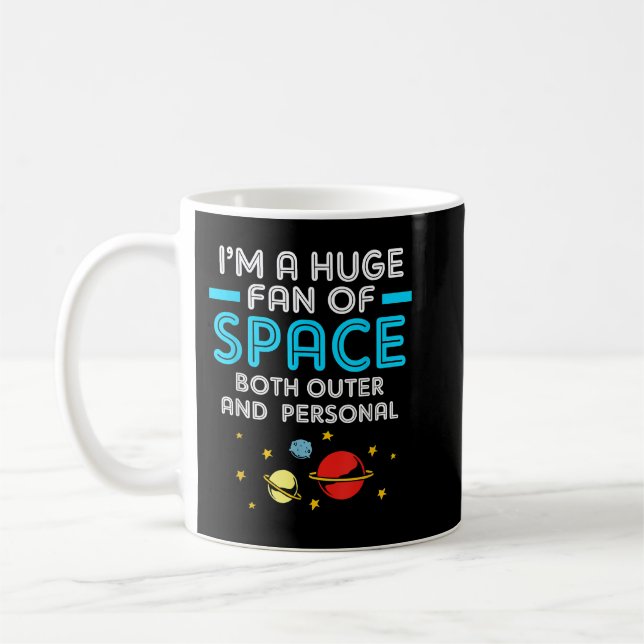 Mug Alien Je Suis Un Ventilateur Immense De L'Espace À (Gauche)