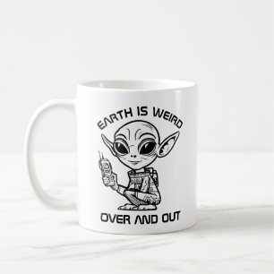 Mug Alien Noir et Blanc