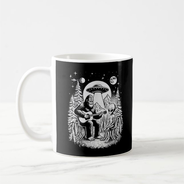 Mug Alien OVNI Bigfoot autour du Randonnée Nature Camp (Gauche)
