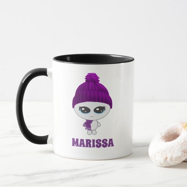 Mug Alien personnalisé (Avec donut)