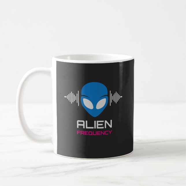 Mug Alien Signal Cosmic Frequency (Gauche)