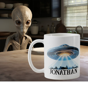 Mug Alien UFO personnalisé