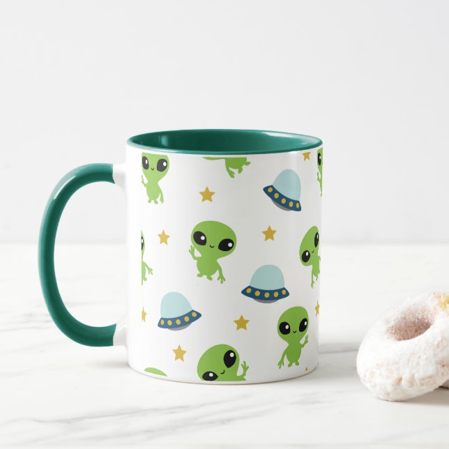 Mug Aliens (Avec donut)