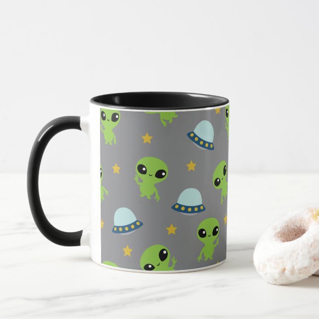 Mug Aliens (Avec donut)
