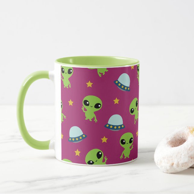 Mug Aliens (Avec donut)