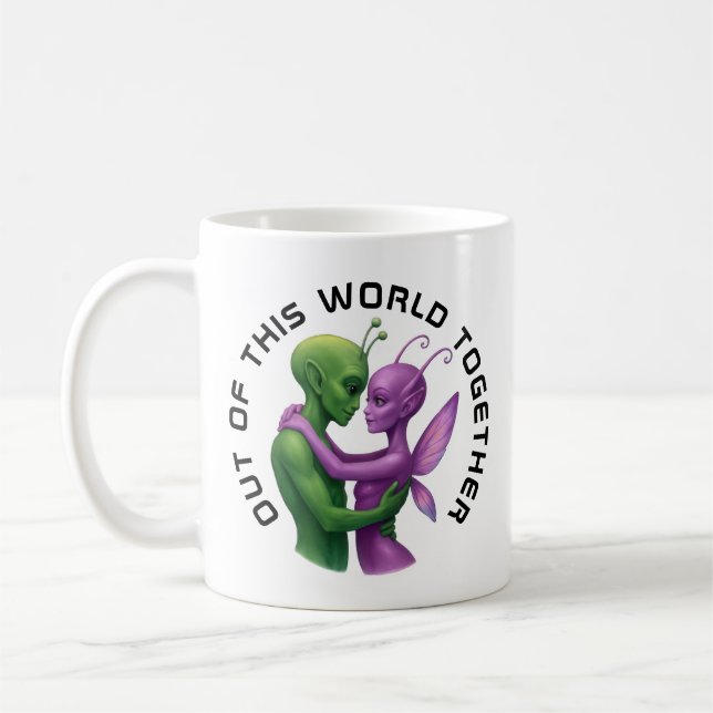 Mug Aliens amoureux (Gauche)