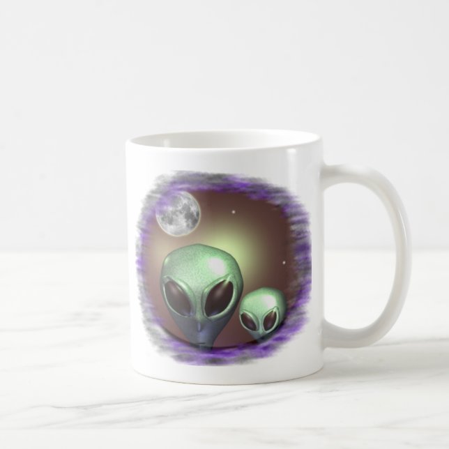 Mug Aliens gris (Droite)