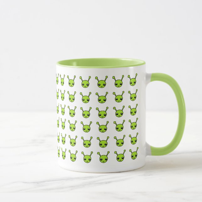 Mug Aliens verts mignons (Droite)
