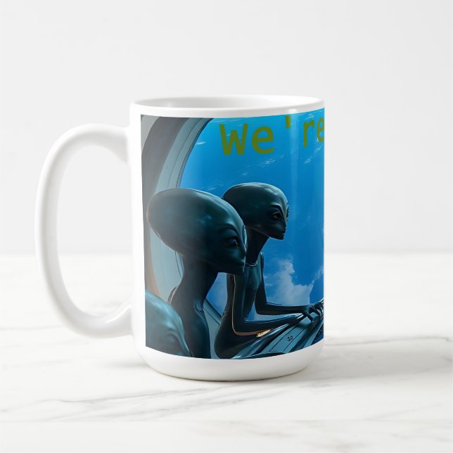 Mug Aliens: We're Coming (Gauche)