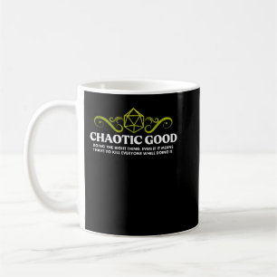 Mug Alignement chaotique du bon jeu de rôles