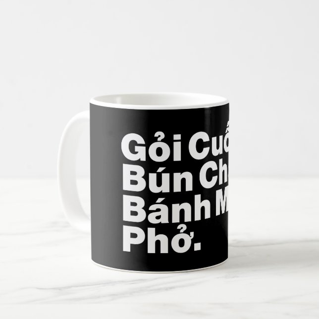 Mug Alimentation de rue vietnamienne (Devant gauche)