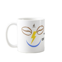 Alimenté par Café & Voltage – Électricien drôle