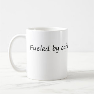 Mug Alimenté par la caféine et le sarcasme - Drôle Sar