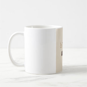 Mug Alimenté par le café et l'ambition Café motivation
