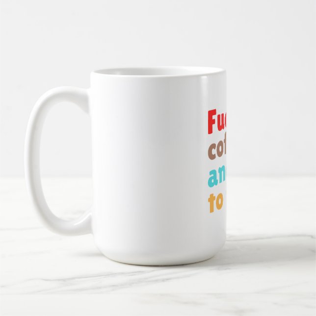 Mug Alimenté par le Café et Prêt à Enseigner – (Gauche)