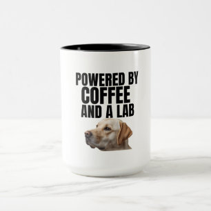 Mug Alimenté par le café et un Lab – Lab jaune – Café