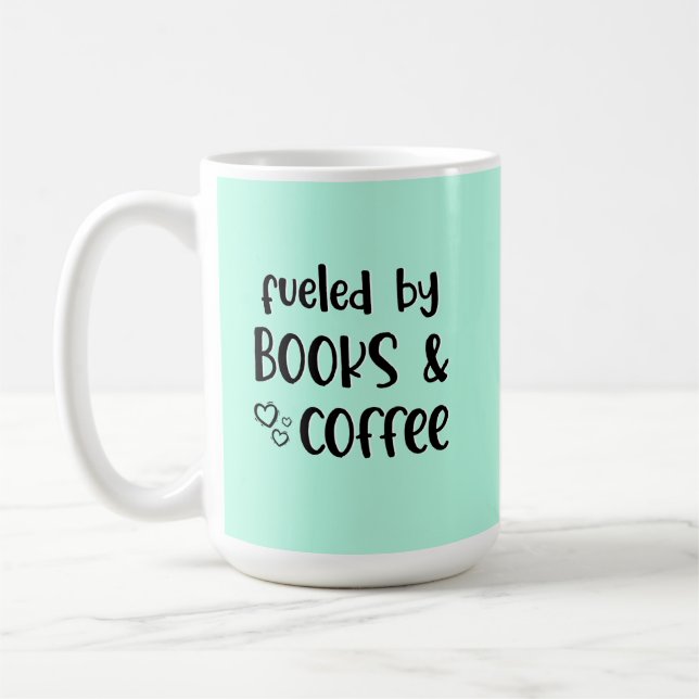 Mug Alimenté par les livres (Gauche)