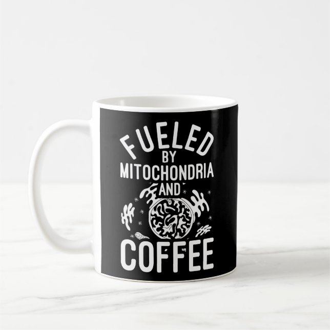 Mug Alimenté Par Mitochondria Et Le Biologiste Scienti (Gauche)