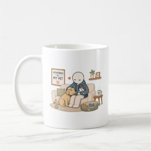 Mug Alimenté Par Mon Animal De Compagnie Mème Amusant 