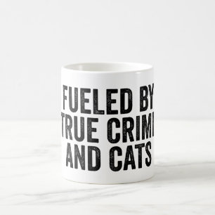 Mug Alimenté Par Un Véritable Crime Et Des Chats