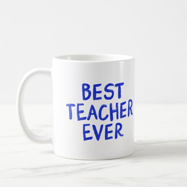 Mug Alimentez votre journée d'enseignant avec une coup (Gauche)