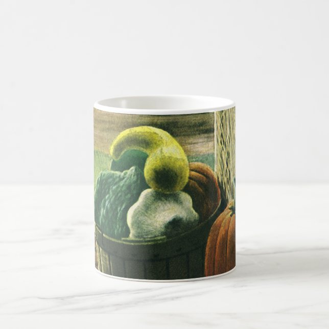 Mug Aliments Anciens, Courges d'Hiver, Citrouille et P (Centre)