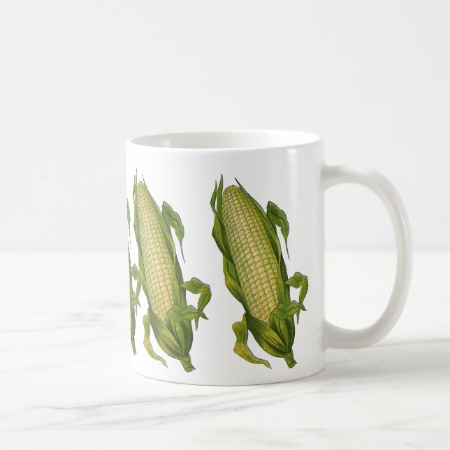 Mug Aliments anciens, légumes sains, maïs en épi (Droite)