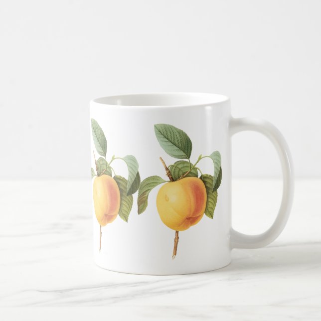 Mug Aliments de fruits anciens, pomme Calville par Red (Droite)