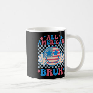 Mug All American Bruh 4 juillet Boys Hommes Femmes Pat