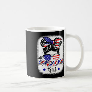 Mug All American Girl Shirt Usa Drapeau 4 Juillet Femm