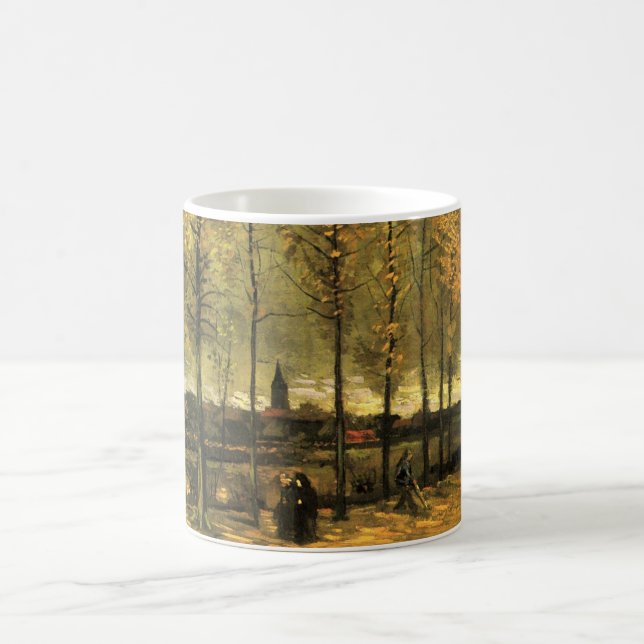 Mug Allée aux peupliers par Vincent van Gogh (Centre)