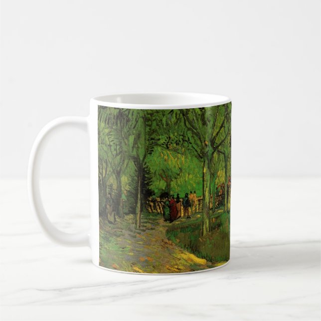 Mug Allée dans le jardin public, Arles par Vincent van (Gauche)