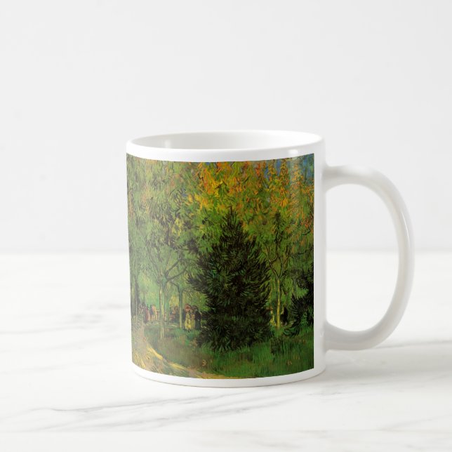 Mug Allée dans le jardin public, Arles par Vincent van (Droite)