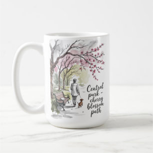 Mug allée des cerisiers en fleurs de Central Park