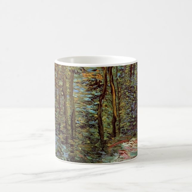 Mug Allée en forêt par Vincent van Gogh (Centre)