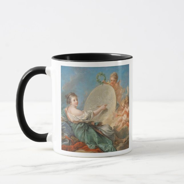 Mug Allégorie de la peinture, 1765 (huile sur la (Gauche)