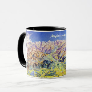 Mug " Allemagne : 2021 - Alpes panorama tass