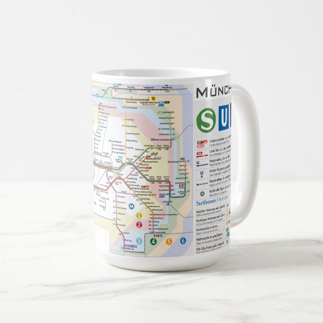 Mug " Allemagne : 2021/aujourd'hui Munich  (Devant droit)