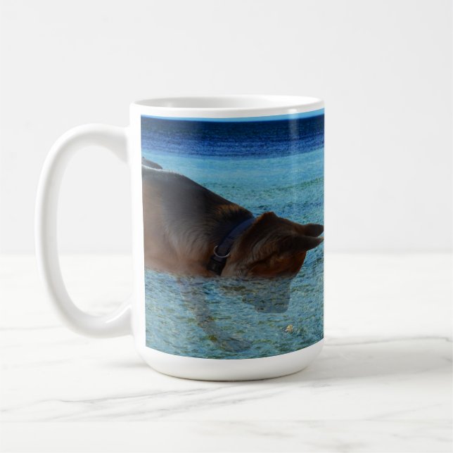 Mug Allemagne berger Crabbing Adventure, (Gauche)