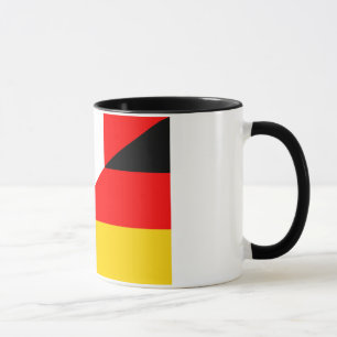 Mug allemagne france drapeau pays demi symbole