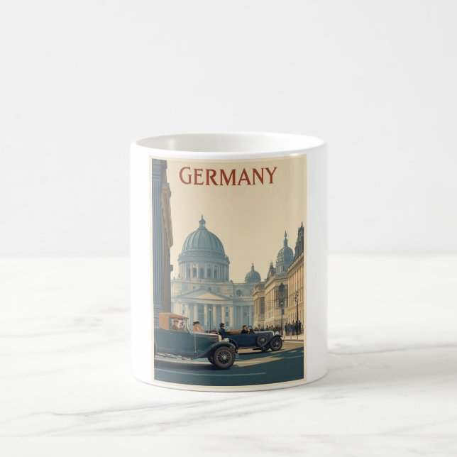 Mug Allemagne vintage Voyage - Berlin Cityscape Art (Centre)