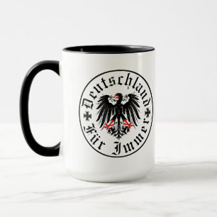 Mug Allemand/Deutschland Forever/Aigle/Croix de fer
