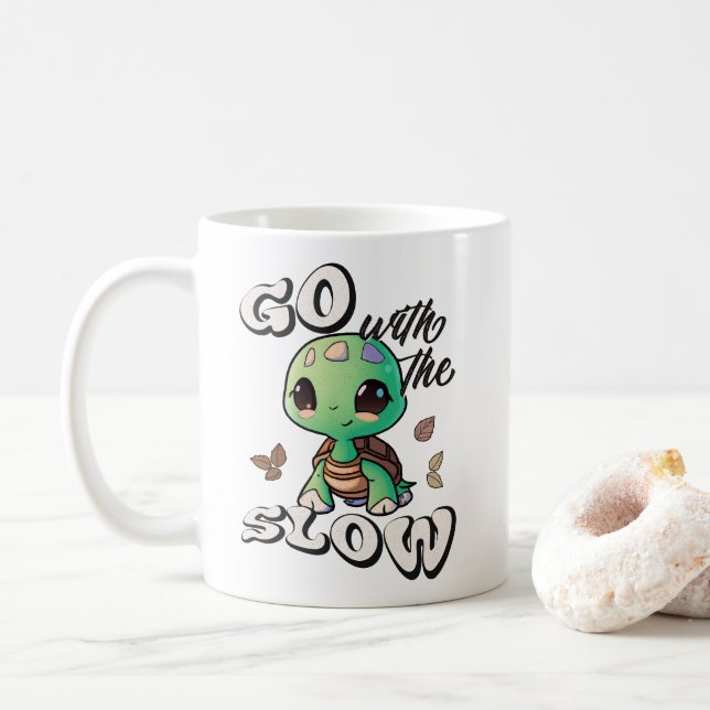 Mug Aller avec le lent (Avec donut)