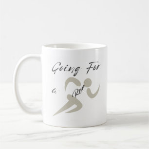 Mug Aller Courir, Cadeau pour les Coureurs Minimaliste
