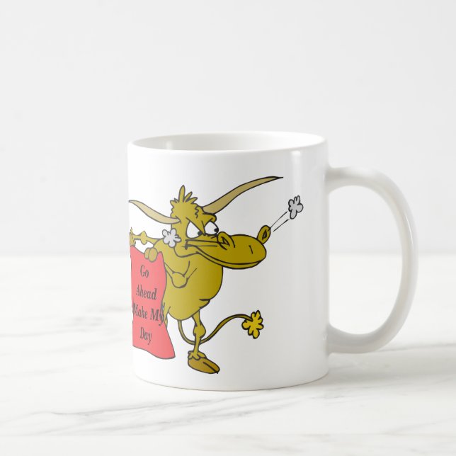 Mug Aller de l'avant faire ma journée Bull (Droite)