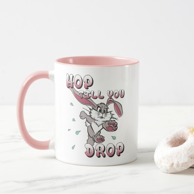Mug Aller jusqu'à ce que tu laisses tomber (Avec donut)