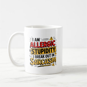 Mug Allergie à la bêtise