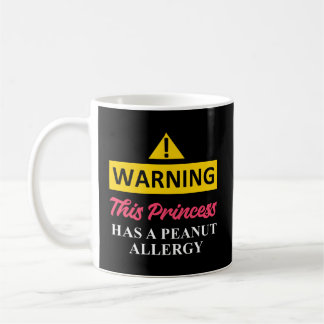 Mug Allergies d'arachide Conscience de l'allergie alim