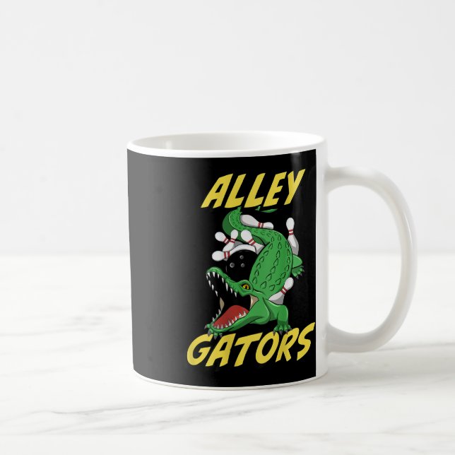 Mug Alley Gators Bowling Team Byckside Print Alligator (Droite)
