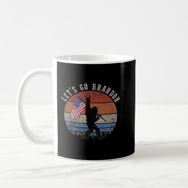Mug Allez Brandon Camping Bigfoot Rock Et Roulez US F (Gauche)